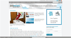 Desktop Screenshot of justmeans.com